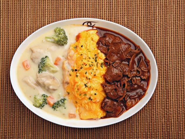 Cat's Eye Bistro omurice omurice