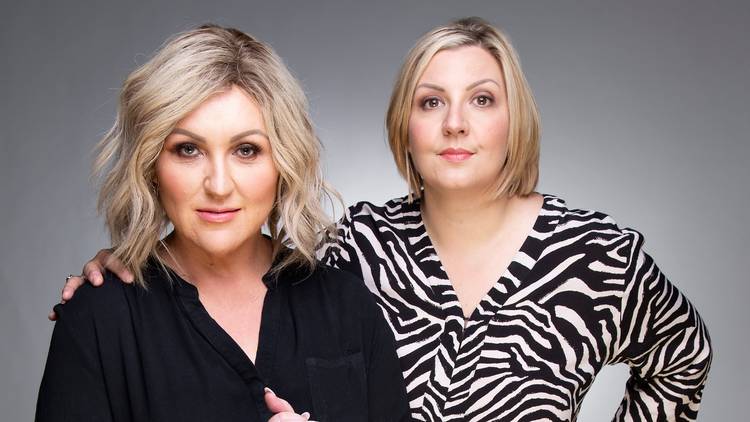 Meshel Laurie and Emily Webb