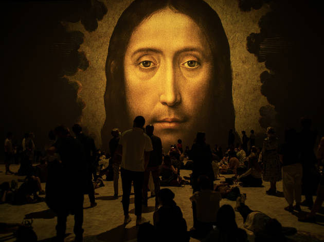 À la Grande Halle de La Villette : une expérience culturelle immersive XXL Le Christ regarde le public