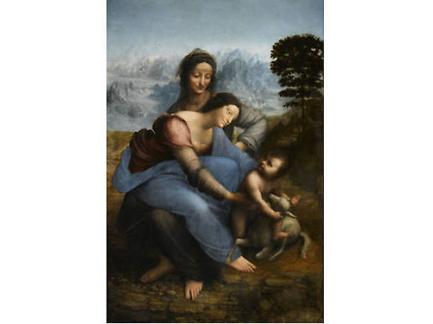Photograph: Musée du Louvre Léonard de Vinci, 'La Vierge à l'enfant avec Sainte-Anne'