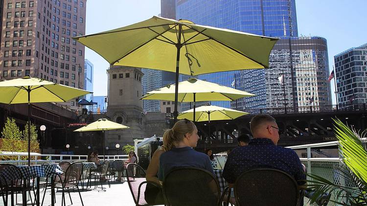 Chicago's First Lady Cruises, rooftop bar, Riverwalk