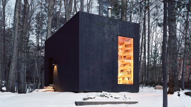 The modern mountain home in Ellenville, NY