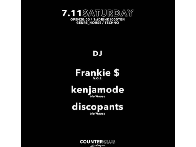 COUNTER CLUB SATURDAY Counter Club