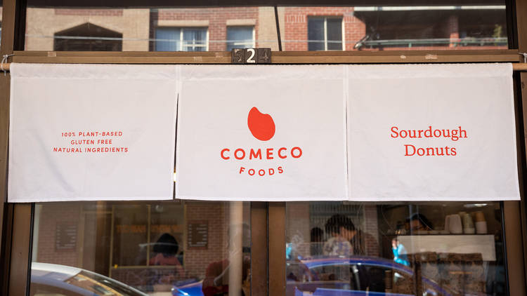 Comeco Foods signage (Photograph: Daniel Boud)