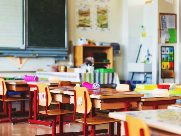 Here's what it will take to open New York schools this September empty classroom