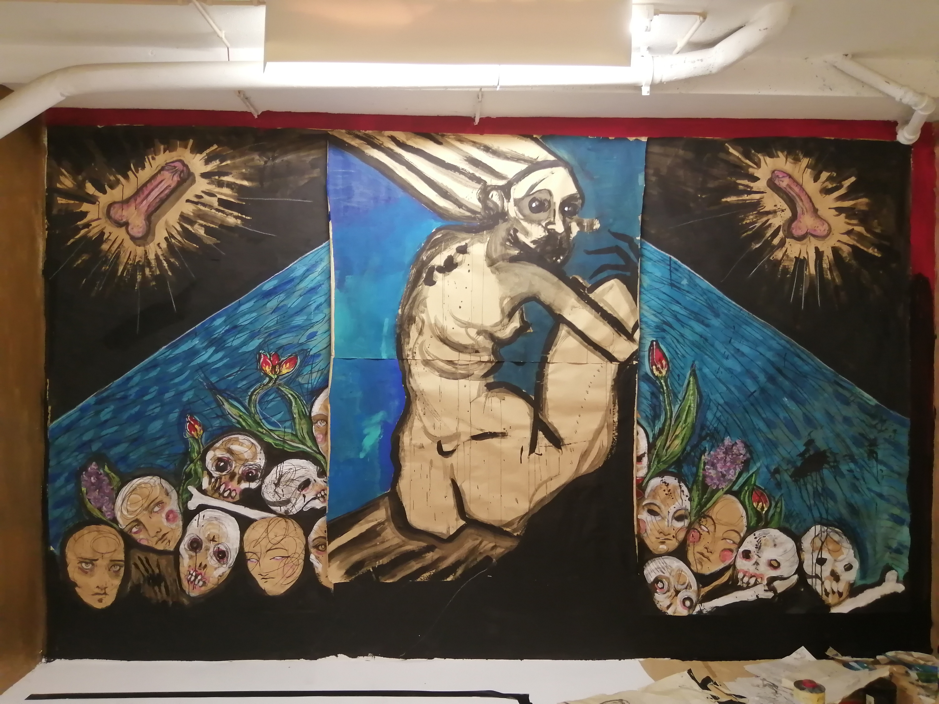 Exposição de Berri Blue na Urtiga Gallery