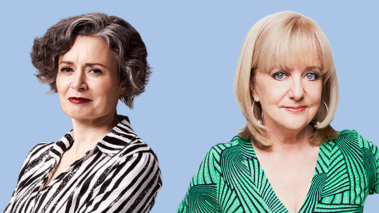 Judith Lucy and Denise Scott