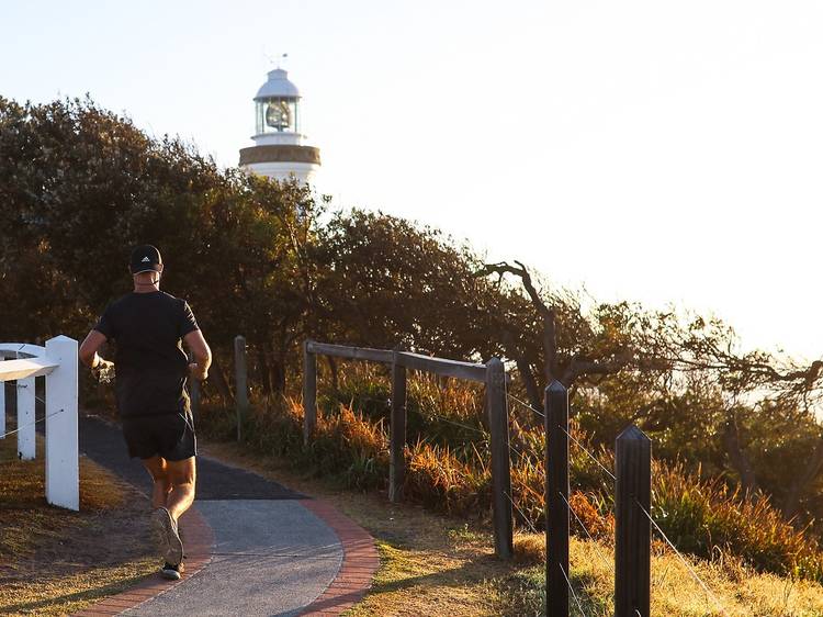 Discover a historic lighthouse on a headland nature trail