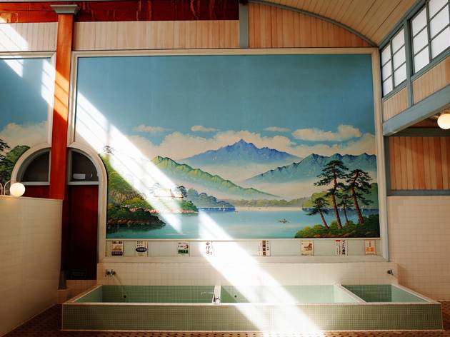 Japanese sento bathhouse Japanese sento bathhouse