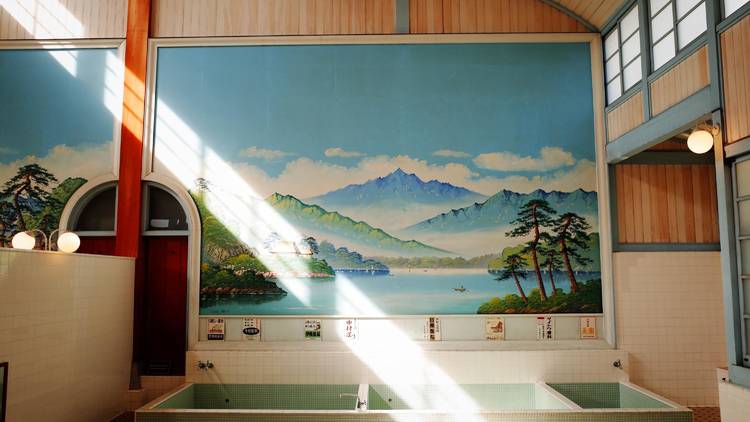 Japanese sento bathhouse
