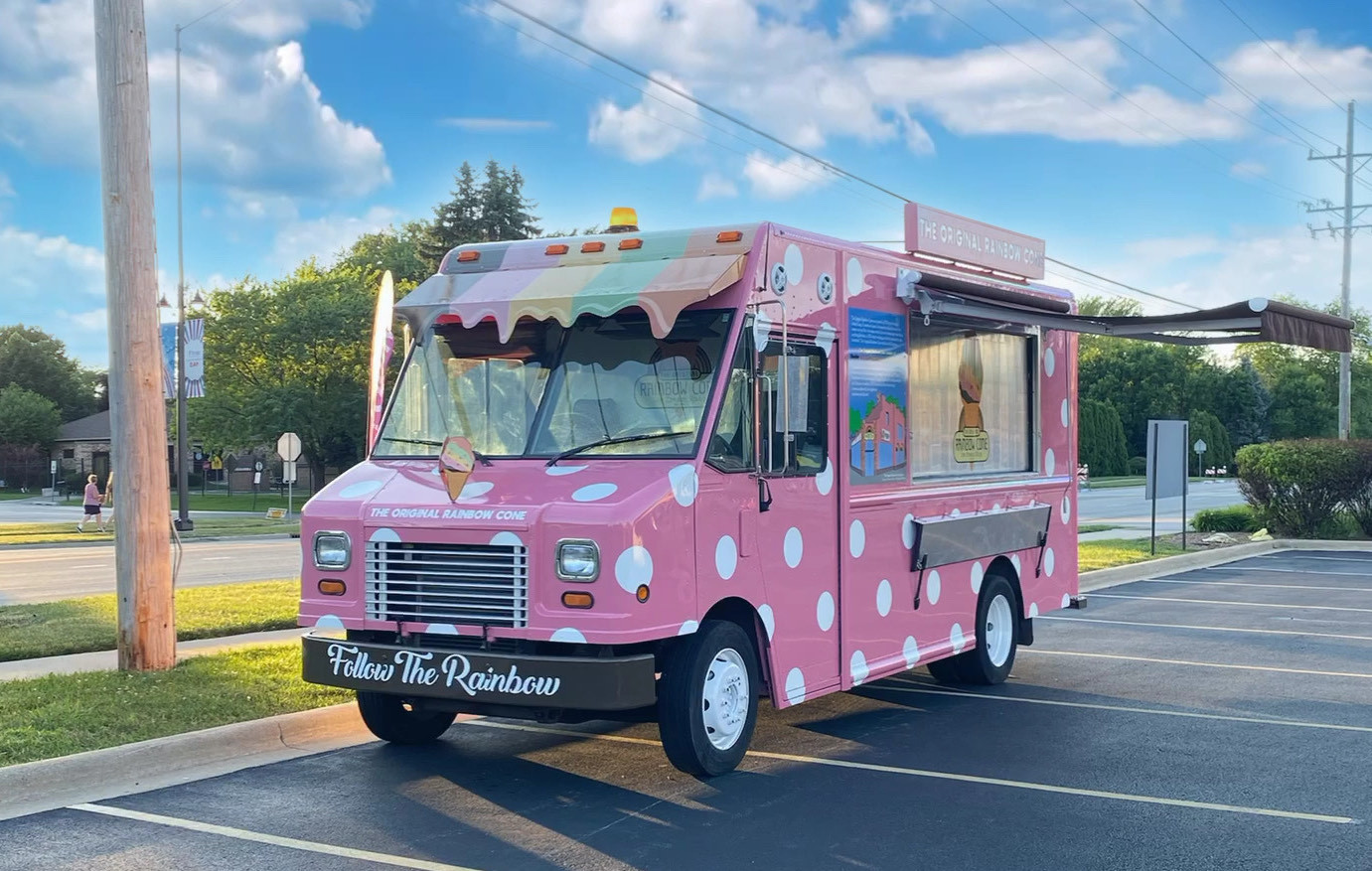 Original Rainbow Cone Debuts A Roaming Ice Cream Truck In Chicago