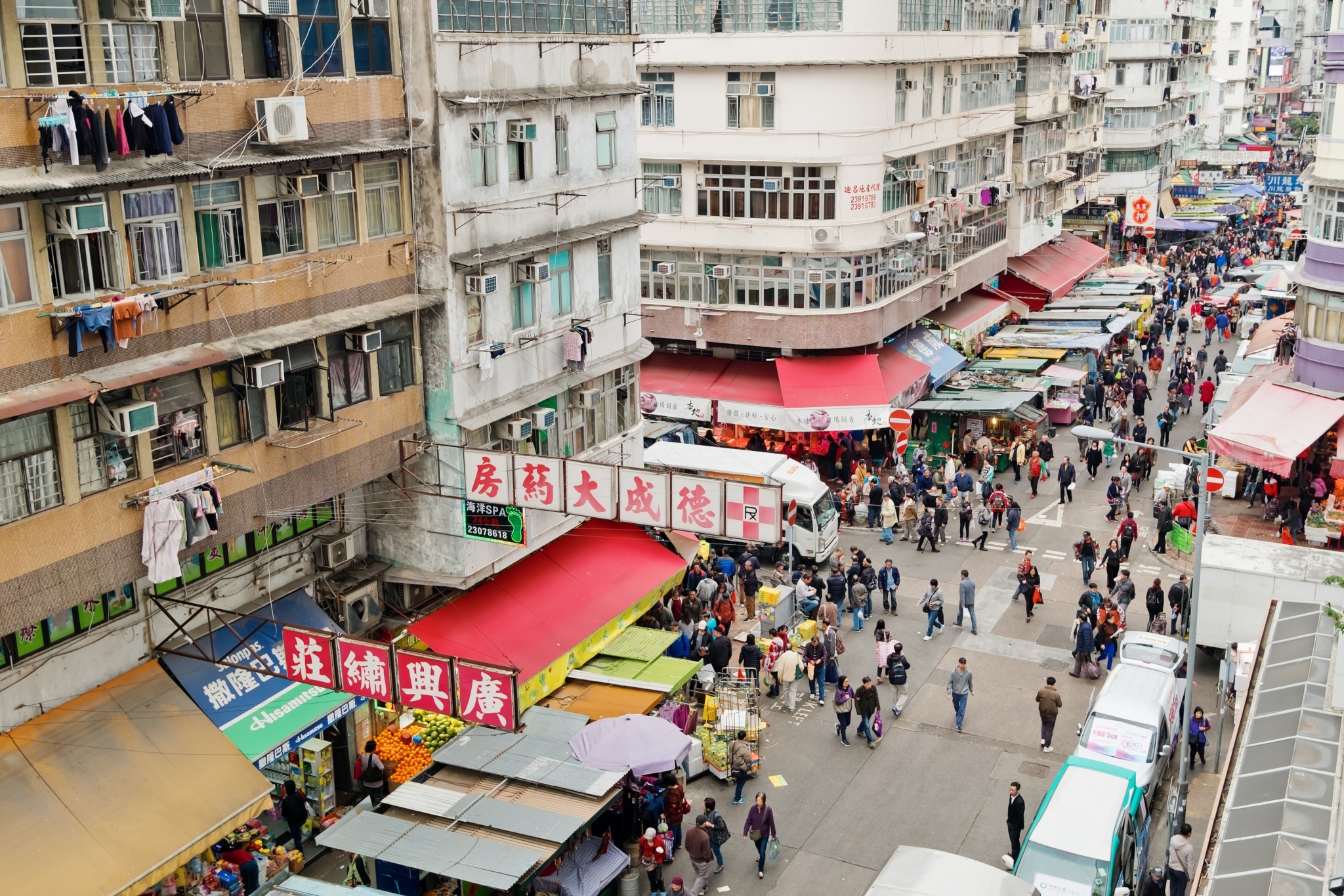 Historic streets of Hong Kong