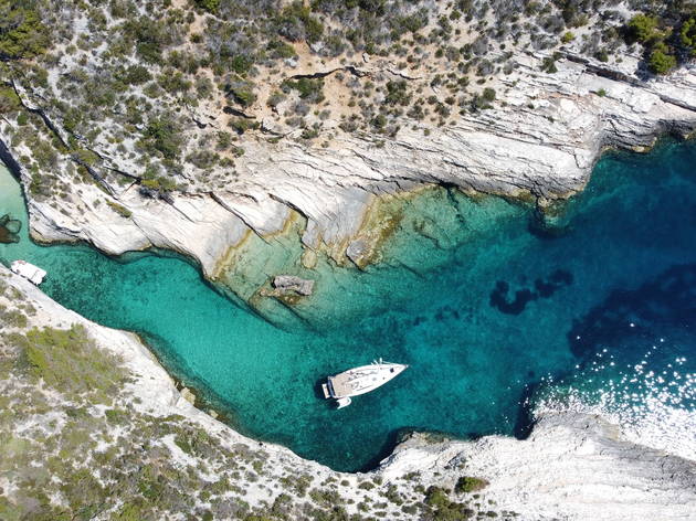 Game of coves sailing Adriatic