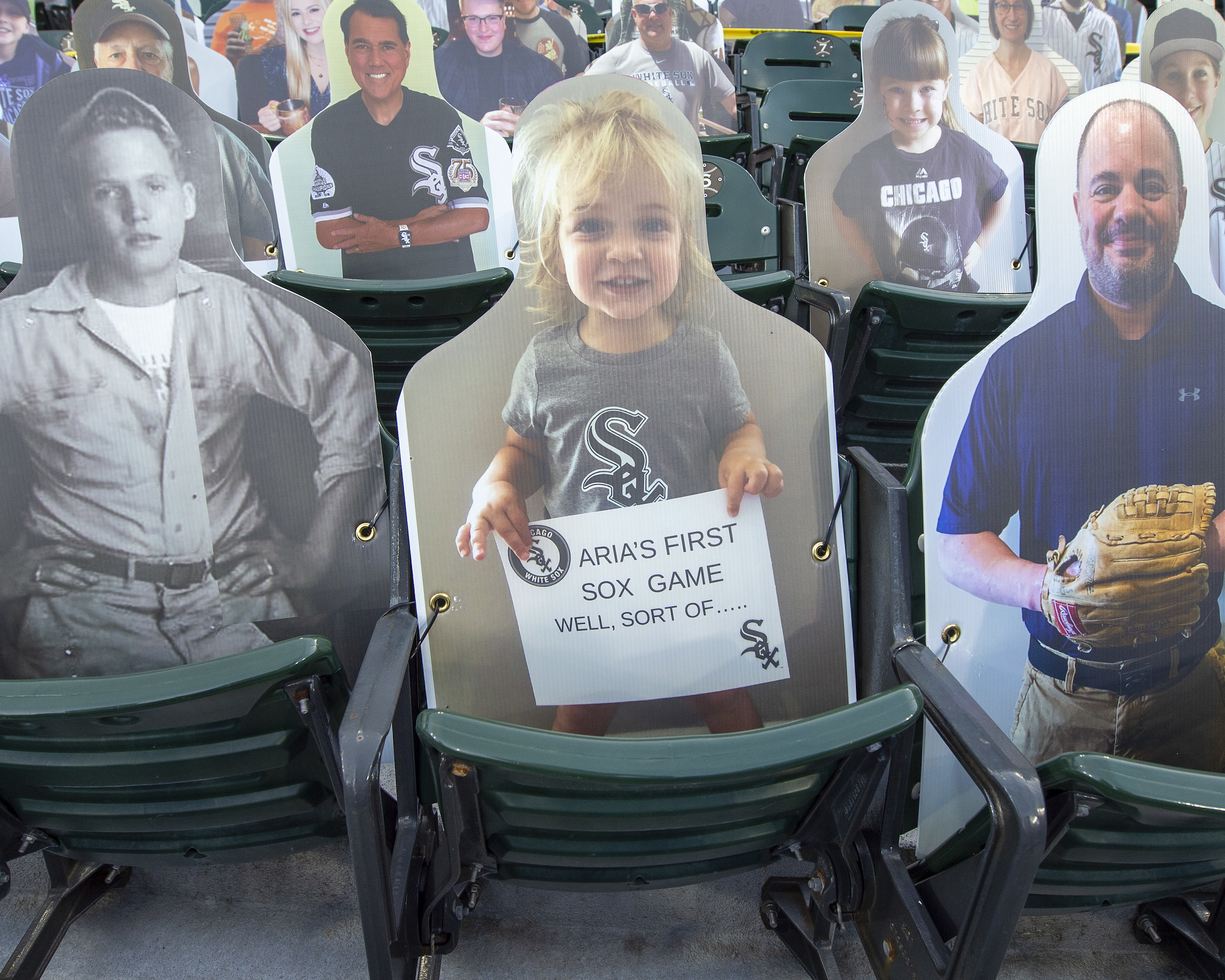 Cardboard cutouts will stand in for fans at Chicago White Sox games