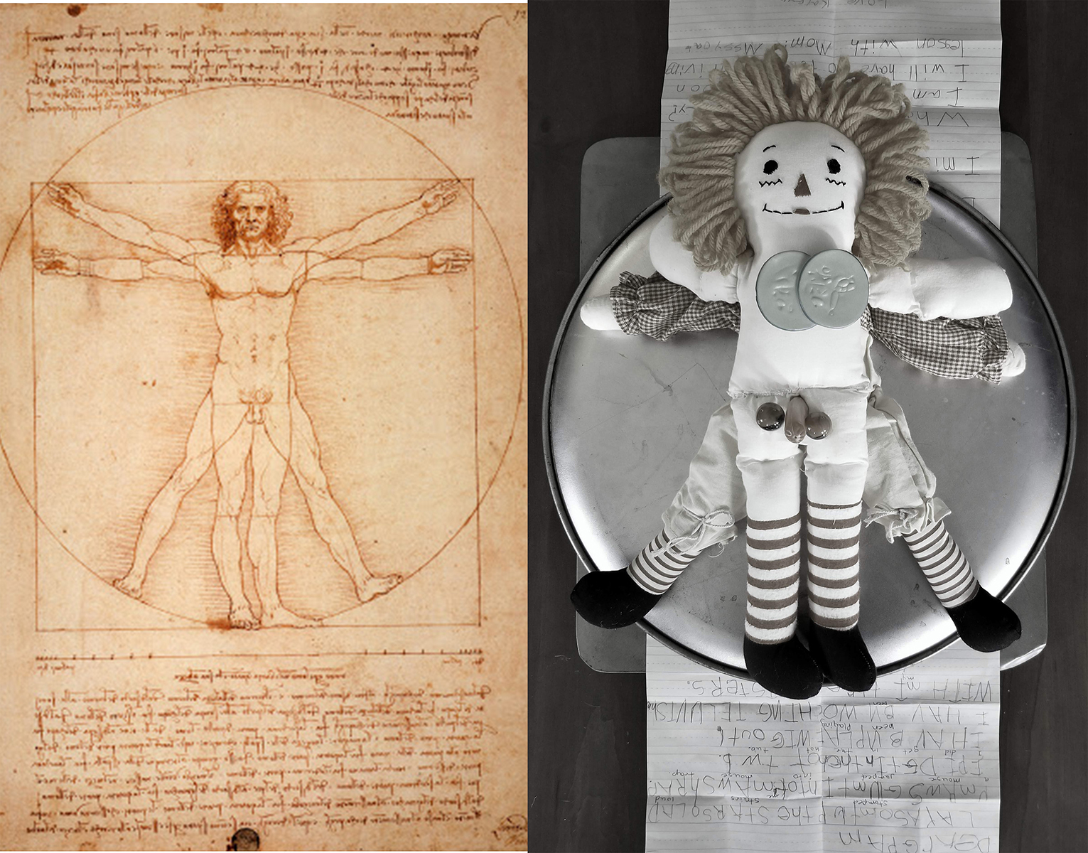 Leonardo da Vinci, The Vitruvian Man, ca. 1490