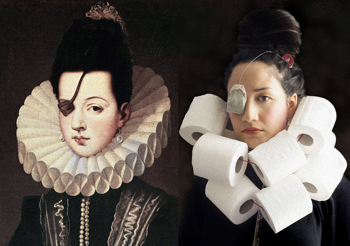 Artist Re-Creates Designer Looks With Everyday Items Like Toilet Paper