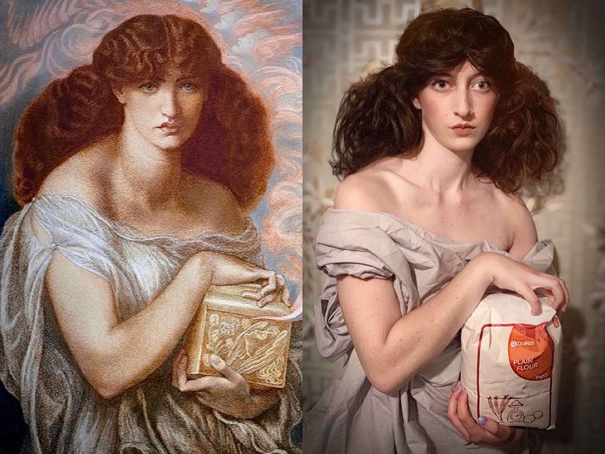Dante Gabriel Rossetti, Pandora, 1879