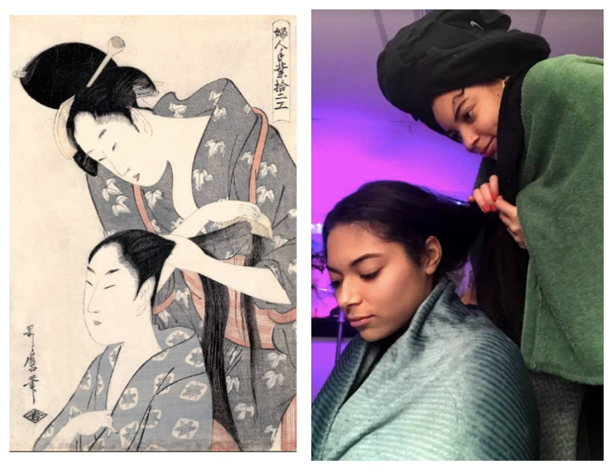 Kitagawa Utamaro, Hairdresser (Kamiyui), ca. 1797–98