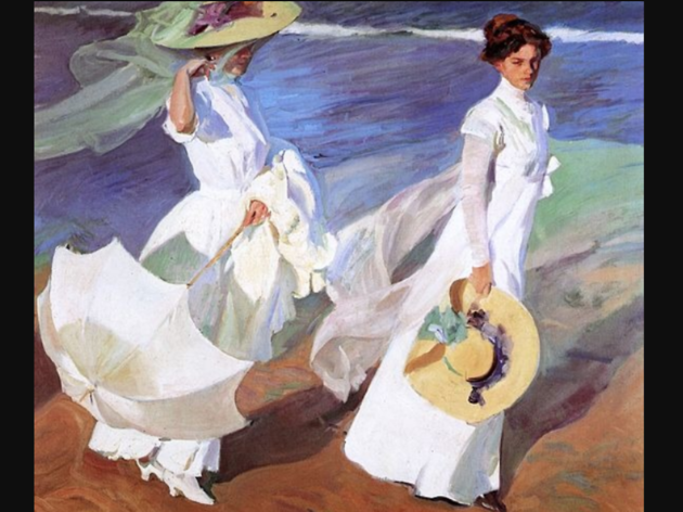 Walk on the Beach, Joaquín Sorolla (English)(3) Walk on the Beach, Joaquín Sorolla