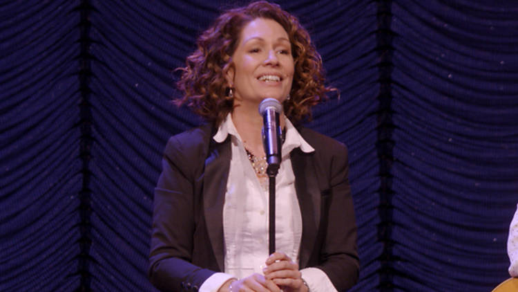 Kitty Flanagan on stage