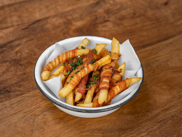 butcher n sons papas fritas con tocino