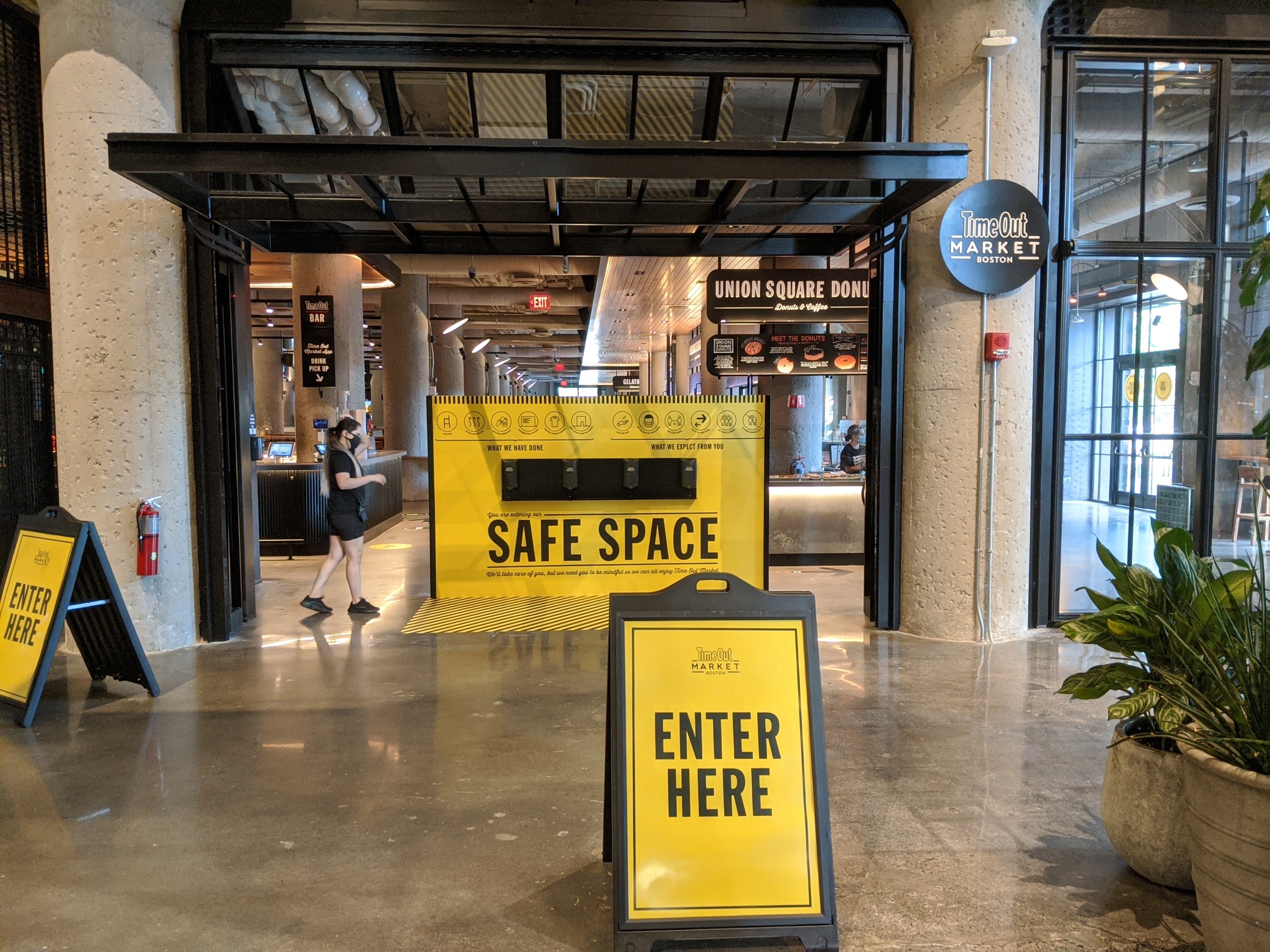 Time Out Market Boston safety entrance