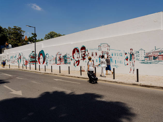Tomás Reis, Edis One e Pariz One - Rua das Garridas Arte Urbana, Tomás Reis, Edis One e Pariz One, Rua das Garridas