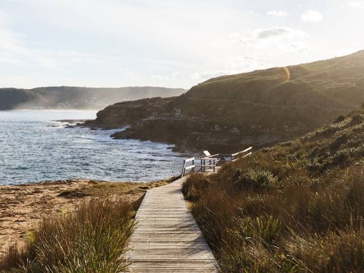 Go for a scenic stroll along this coastline-hugging boardwalk