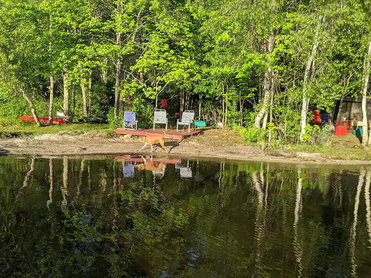 Private lakefront studio in Windham, ME