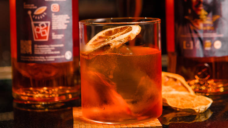 第二名：The Mandarino Negroni（The Wise King）