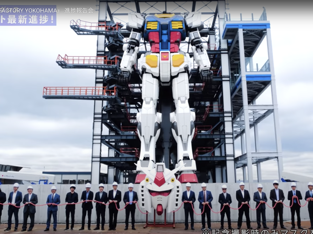 Video The Giant Moving Gundam In Yokohama Is Now Complete