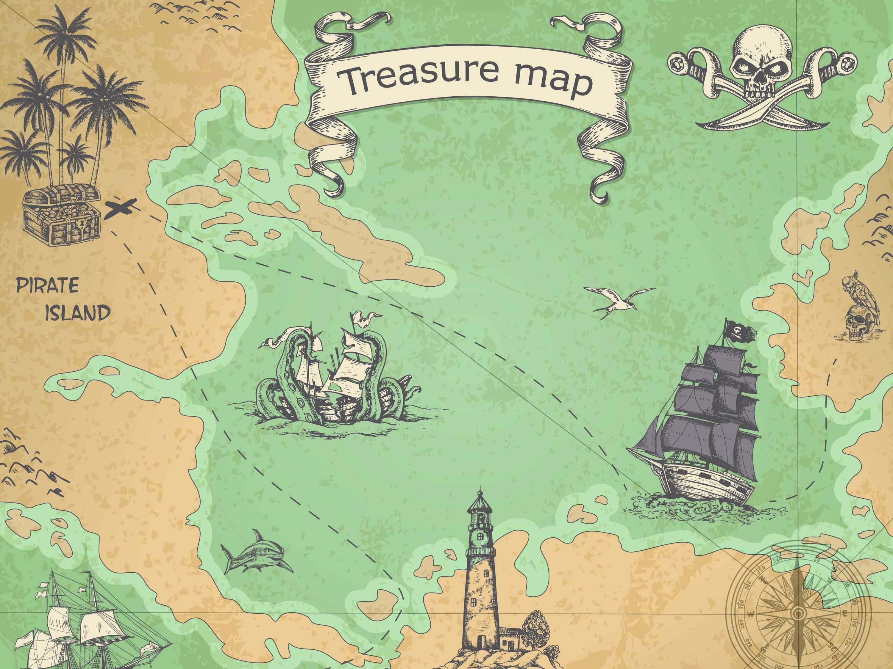 real treasure maps