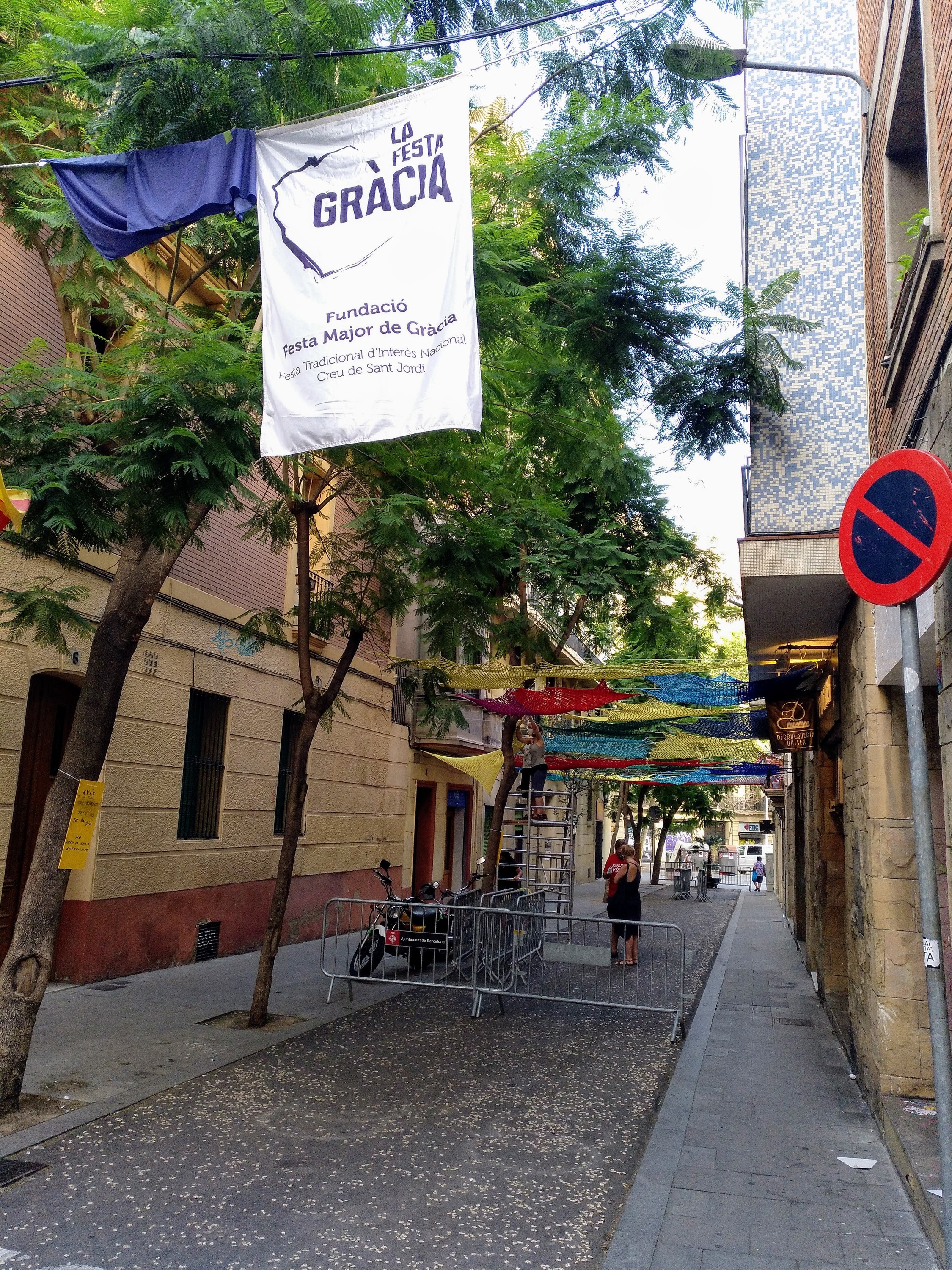 Joan Blanques de Baix de tot. Festes de Gràcia 2020