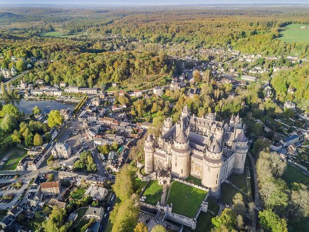 Chateau in Pierrefonds, France Chateau in Pierrefonds, France