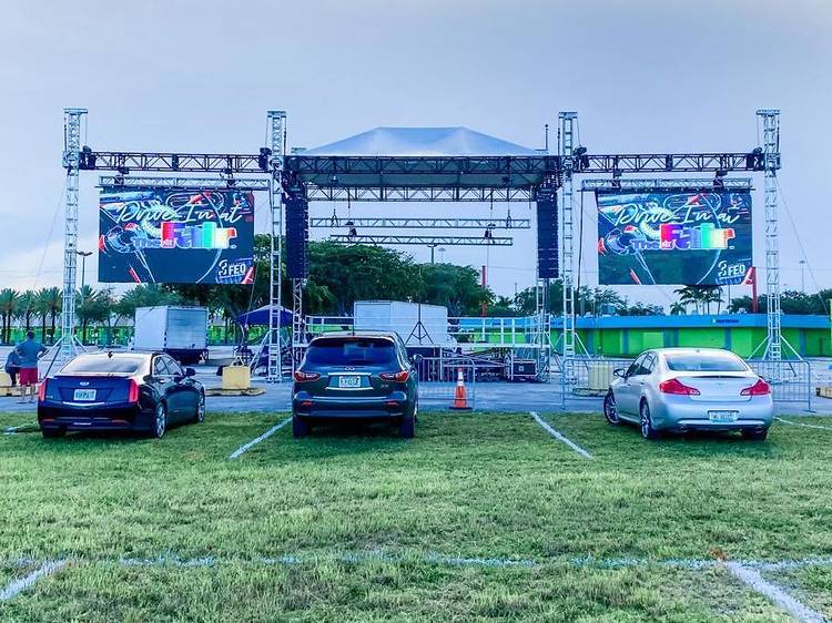 A new drive-in entertainment space is opening in Miami