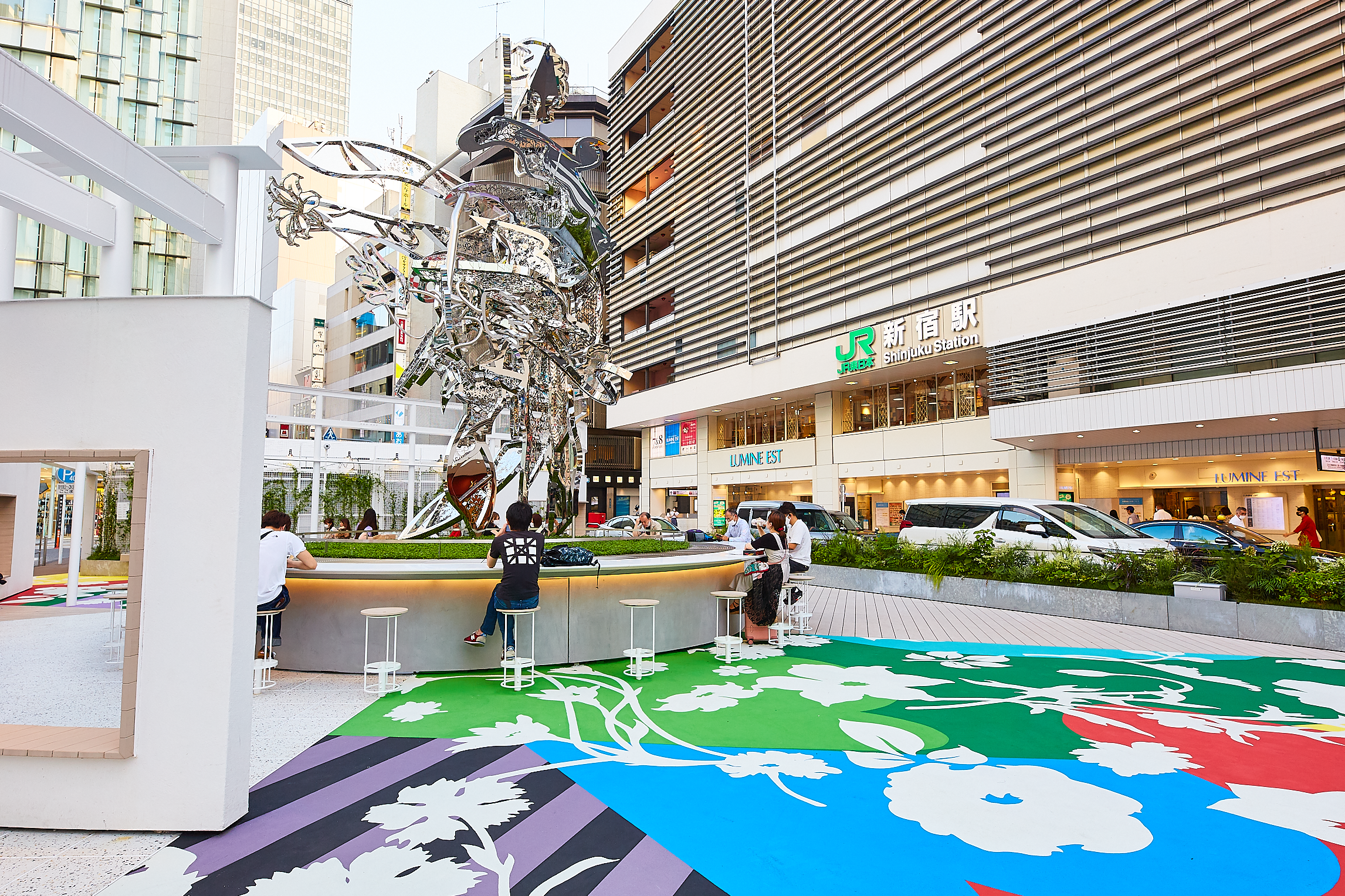 Shinjuku Has A New Community Art Park With A 7 Metre Sculpture