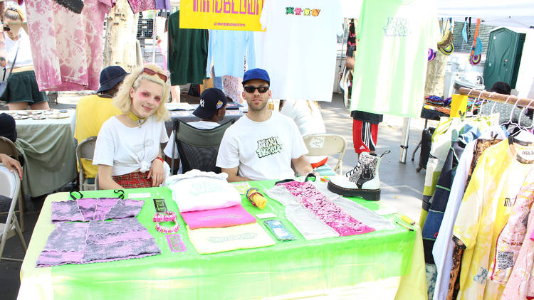 Shop at a street fair