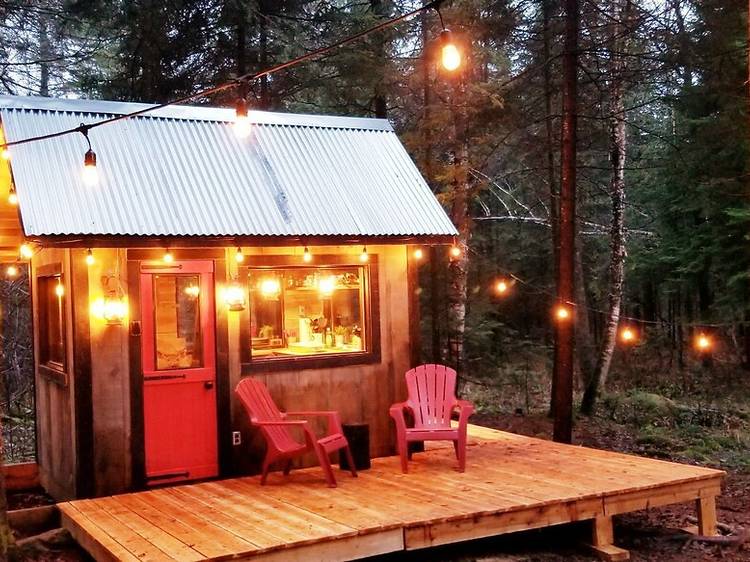 The tiny cabin in Mont-Tremblant, Québec