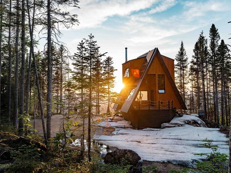 Book a cabin getaway outside the city