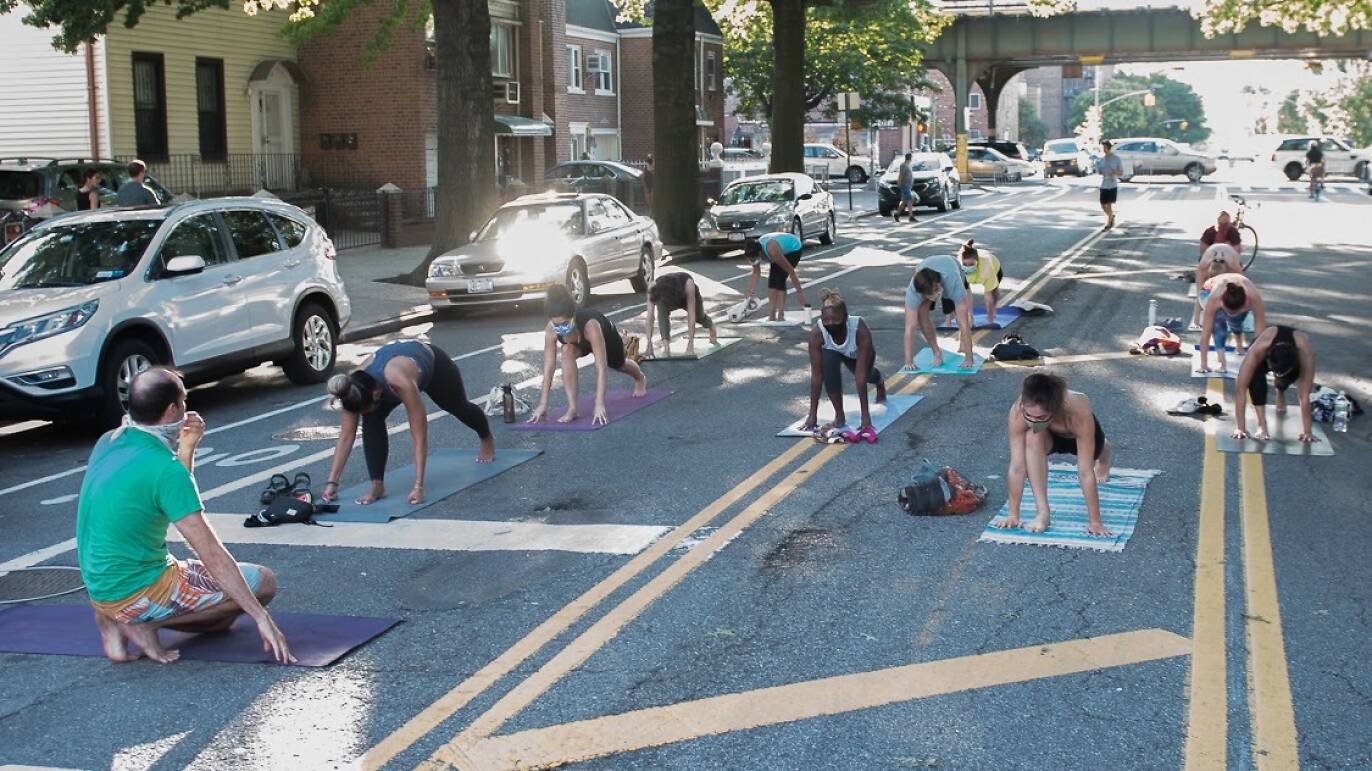 Outdoor fitness classes in NYC to try this fall