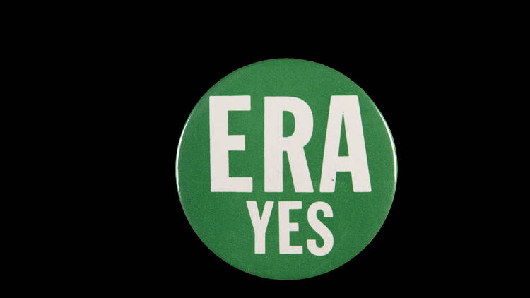 ERA YES button, 1970s-1980s