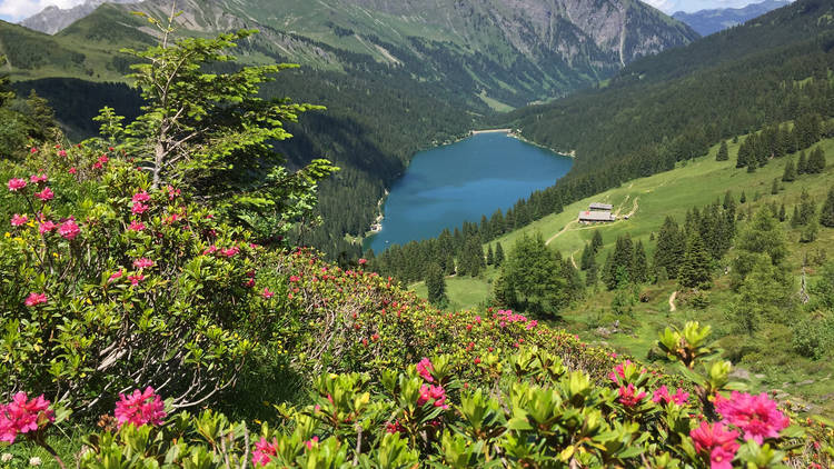 Undertake a three-lake hike