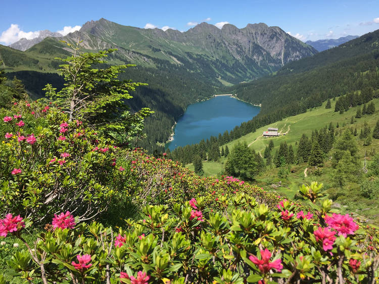 Undertake a three-lake hike