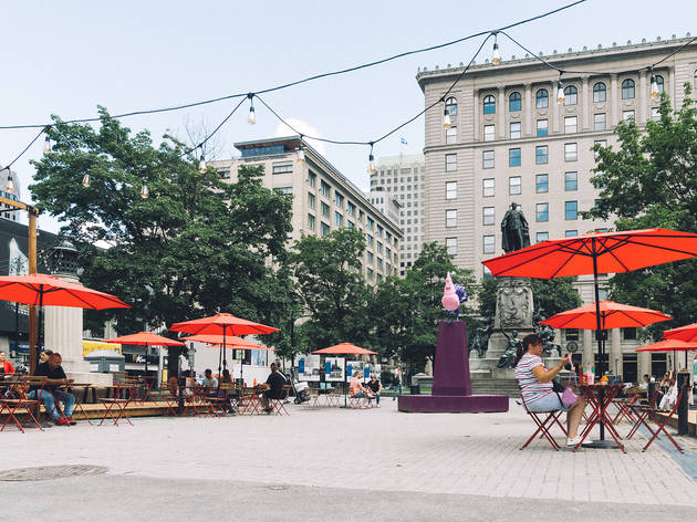 Outdoor dining with Time Out Market Montréal now in the heart of downtown Outdoor dining with Time Out Market Montréal now in the heart of downtown