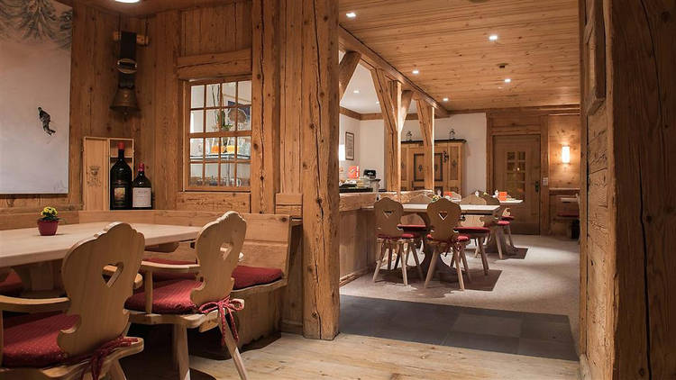 Eat gemspfeffer in a gorgeous hotel
