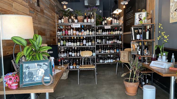 A restaurant-turned-wine-shop in Miami