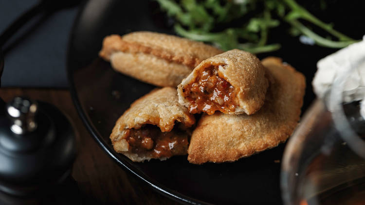 Hendriks Cognac empanadinos (Photograph: Steven Woodburn)