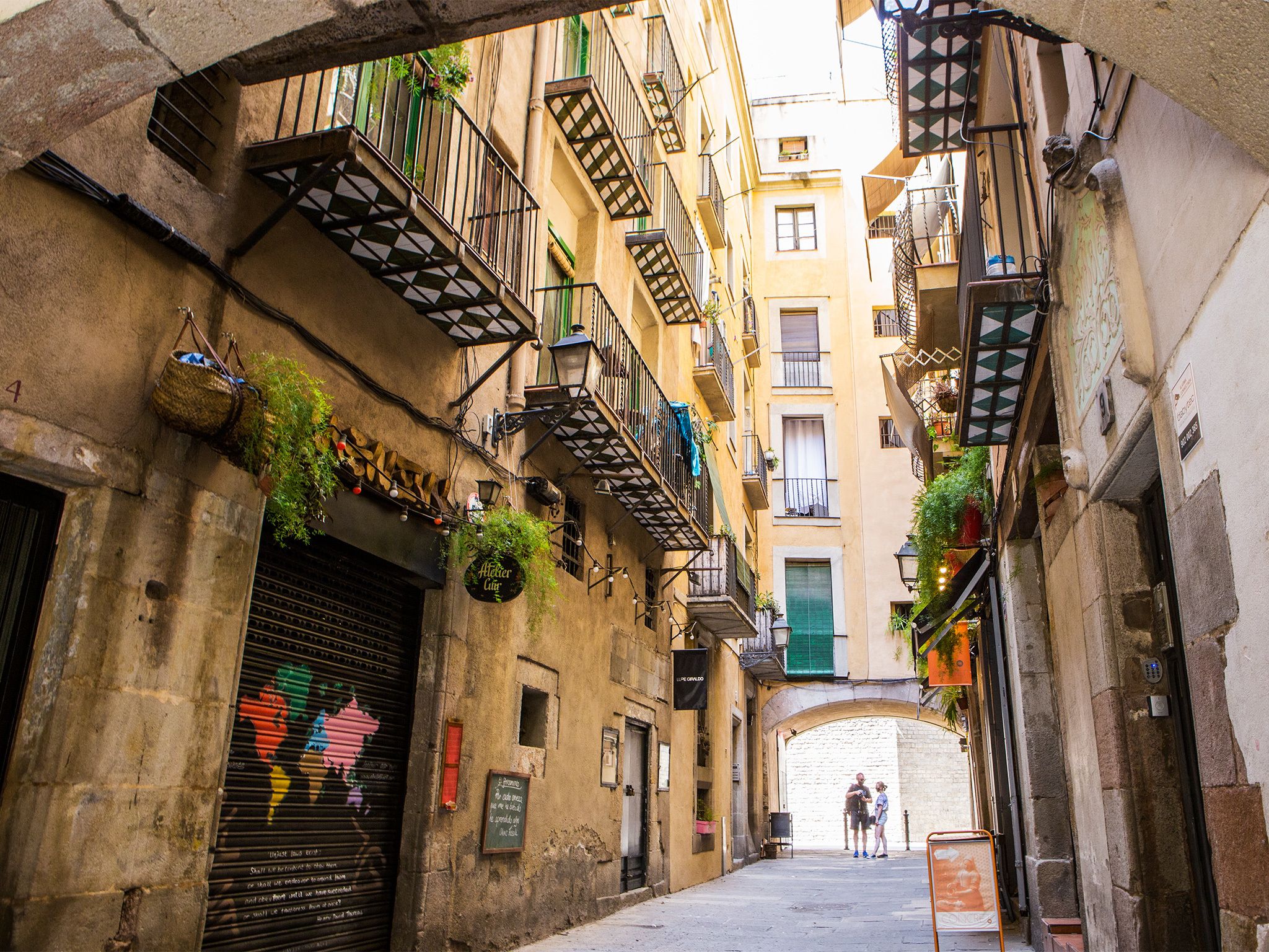 Барселона город в Испании улицы