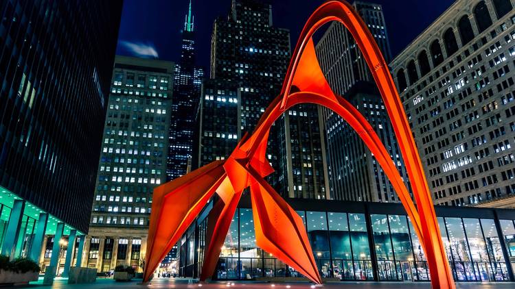 Alexander Calder’s Flamingo