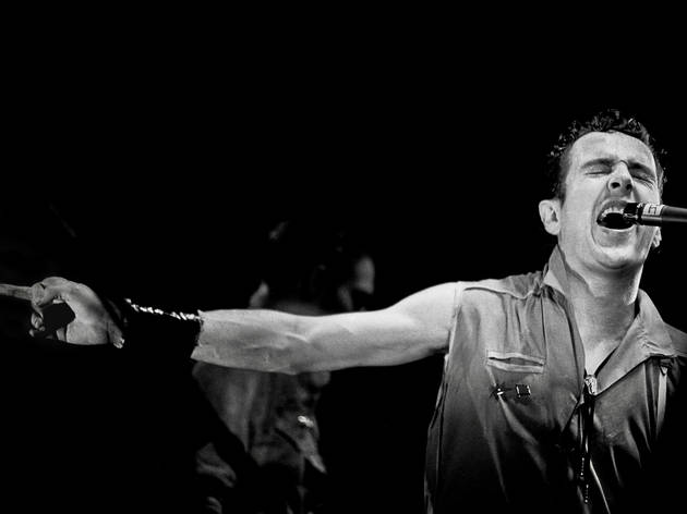 Joe Strummer of The Clash at the The Lyceum The Clash